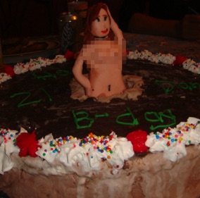 Stripper Ice Cream Cake